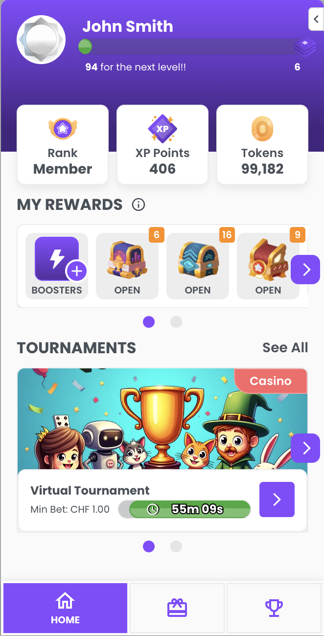 Sidebar - Missions Module