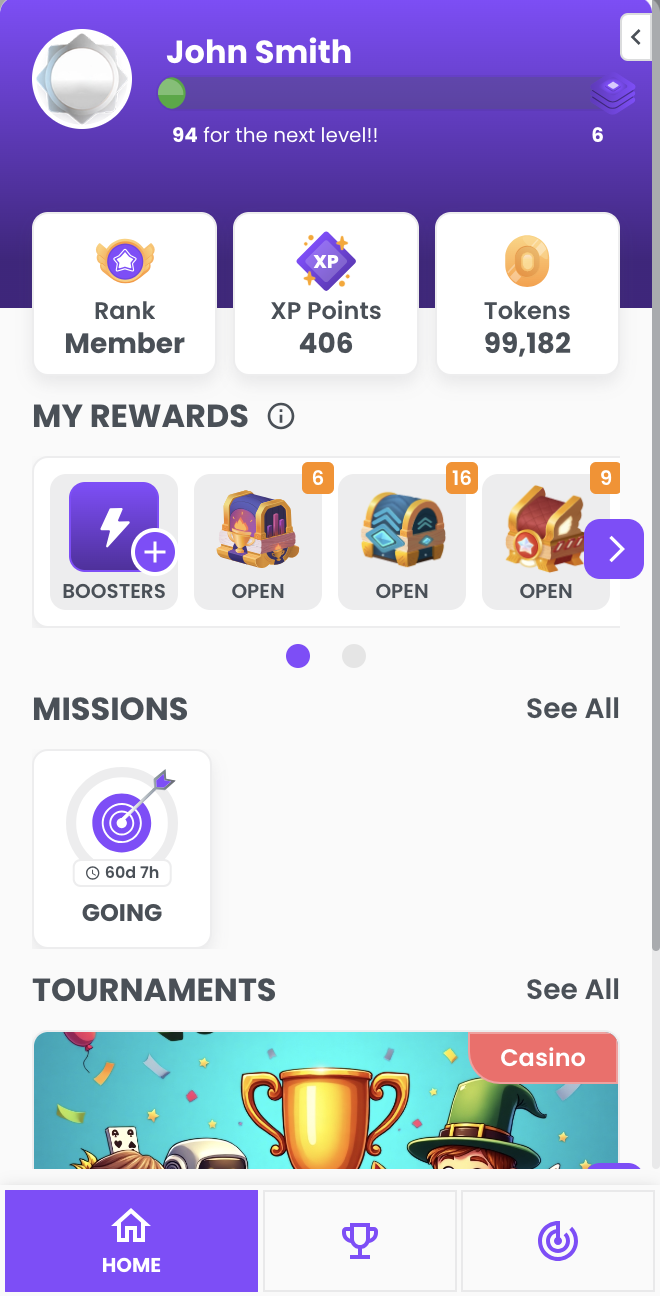 Sidebar - Reward Shop Module